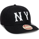 shapka-izvita-cherna-reguliruema-9fifty-retro-crown-heritage-series-na-new-york-highlanders-mlb-ot-new-era