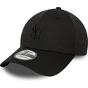 sort-buet-kasket-med-justerbar-pasform-og-sort-logo-39thirty-stretch-mesh-fra-new-york-yankees-mlb-fra-new-era