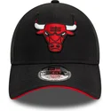 shapka-izvita-cherna-reguliruema-9forty-microfibre-na-chicago-bulls-nba-ot-new-era