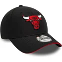 sort-justerbar-kurvet-kasket-9forty-microfibre-fra-chicago-bulls-nba-fra-new-era