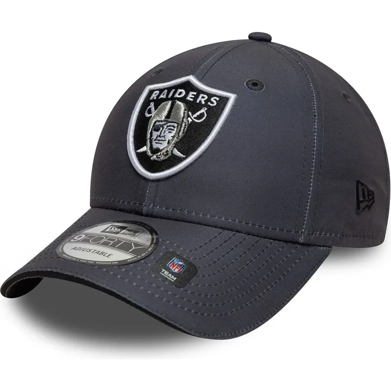 shapka-izvita-siv-reguliruema-9forty-microfibre-na-las-vegas-raiders-nfl-ot-new-era