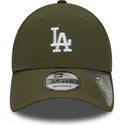 grune-verstellbare-curved-cap-9forty-recycled-midi-der-los-angeles-dodgers-mlb-von-new-era