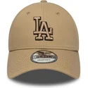 shapka-izvita-kafyav-reguliruem-9forty-outline-na-los-angeles-dodgers-mlb-ot-new-era