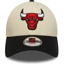 shapka-izvita-bezhov-reguliruem-9forty-colour-block-na-chicago-bulls-nba-ot-new-era