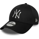 shapka-izvita-cherna-snapbek-9forty-metallic-na-new-york-yankees-mlb-ot-new-era