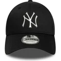 shapka-izvita-cherna-snapbek-9forty-metallic-na-new-york-yankees-mlb-ot-new-era