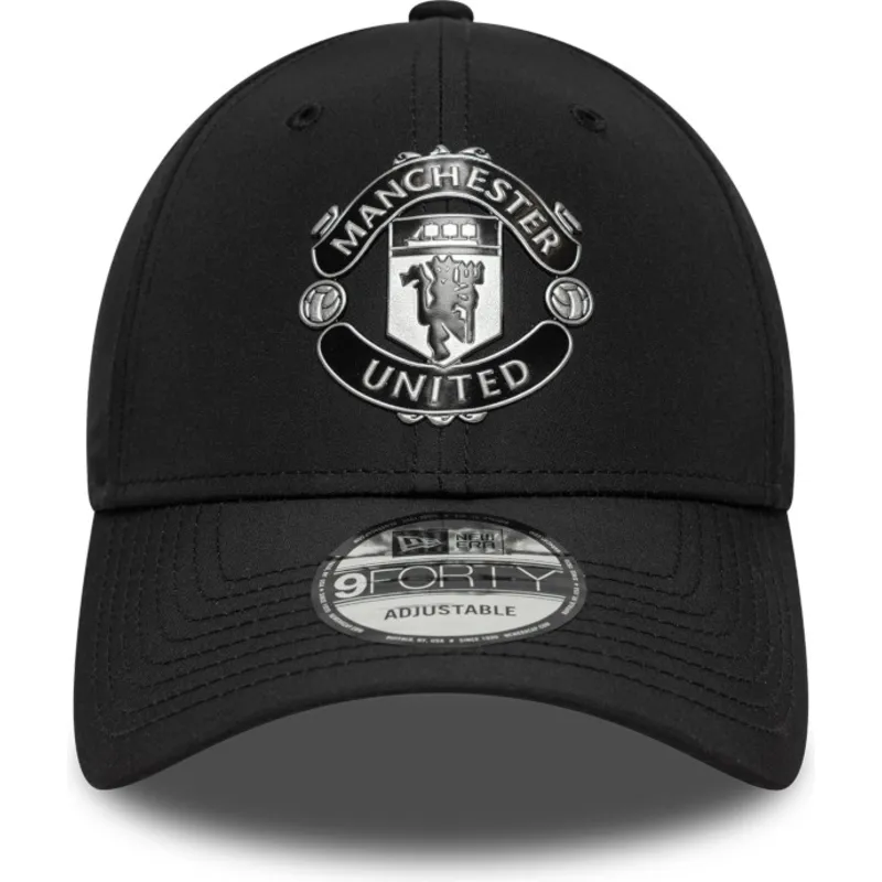 casquette-courbee-noire-ajustable-9forty-reflective-manchester-united-football-club-premier-league-new-era