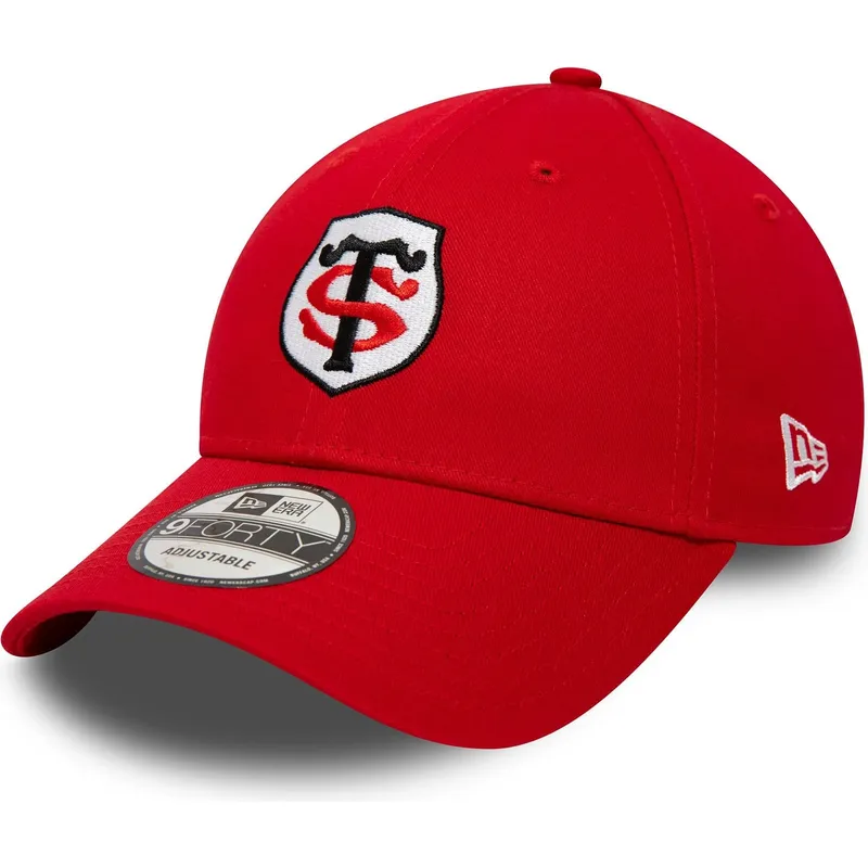 shapka-izvita-chervena-reguliruem-9forty-core-na-stade-toulousain-top-14-ot-new-era