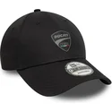 gorra-curva-negra-ajustable-9forty-washed-de-ducati-motor-motogp-de-new-era