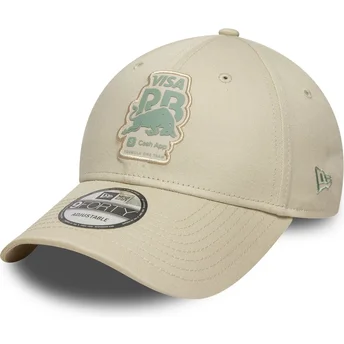 Шапка извита бежов adjustable strap 9FORTY Seasonal на Racing Bulls F1 Team Formula 1 от New Era