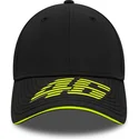 sort-justerbar-curved-kasket-9forty-recycled-stripe-fra-valentino-rossi-vr46-motogp-fra-new-era