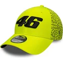 gul-justerbar-kurvet-kasket-9forty-all-over-print-fra-valentino-rossi-vr46-motogp-fra-new-era