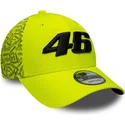 gul-justerbar-kurvet-kasket-9forty-all-over-print-fra-valentino-rossi-vr46-motogp-fra-new-era