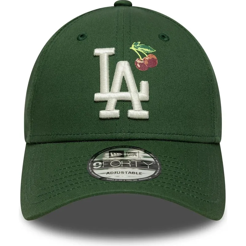 shapka-izvita-zelena-reguliruema-9forty-fruit-icon-na-los-angeles-dodgers-mlb-ot-new-era