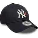 gorra-curva-azul-marino-ajustable-9forty-fruit-icon-de-new-york-yankees-mlb-de-new-era