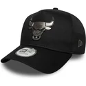 snapback-9forty-e-frame-metallic-chicago-bulls-nba-new-era