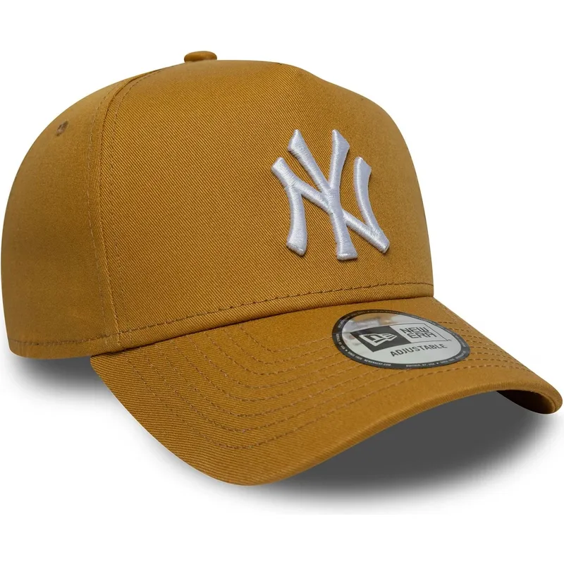 shapka-izvita-kafyav-snapbek-9forty-e-frame-league-essential-na-new-york-yankees-mlb-ot-new-era