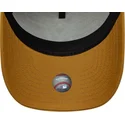 brun-buet-snapback-kasket-9forty-e-frame-league-essential-fra-new-york-yankees-mlb-fra-new-era