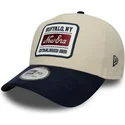 gorra-curva-beige-y-azul-marino-ajustable-9forty-e-frame-patch-suede-de-new-era