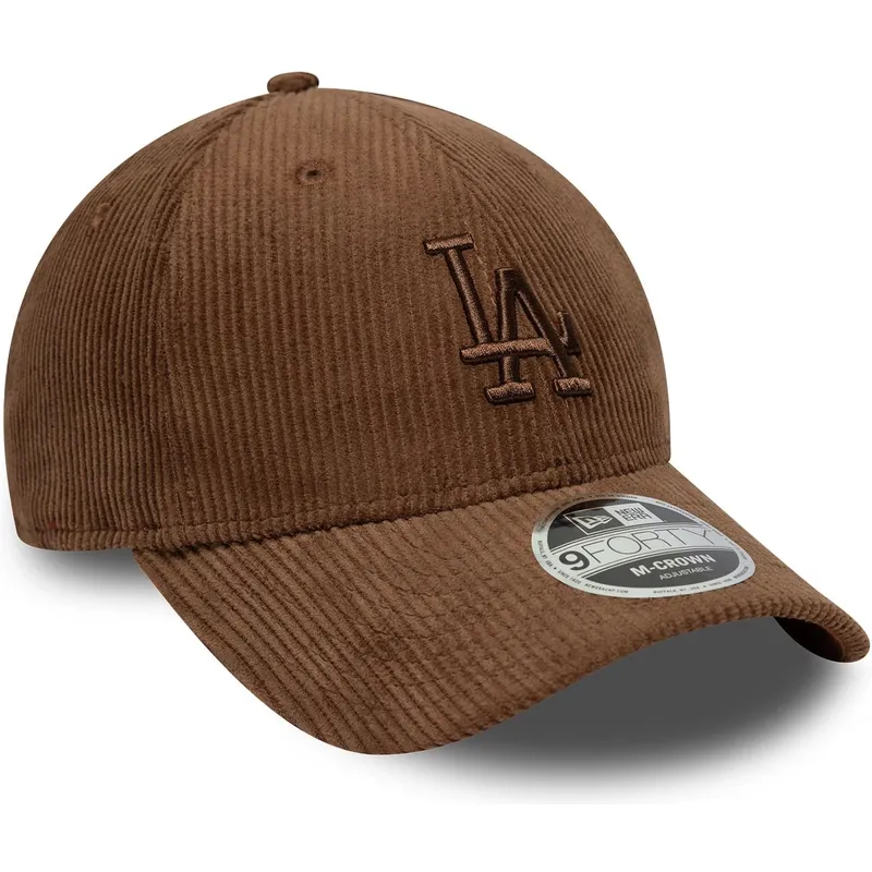 shapka-izvita-kafyav-reguliruem-9forty-m-crown-cord-na-los-angeles-dodgers-mlb-ot-new-era