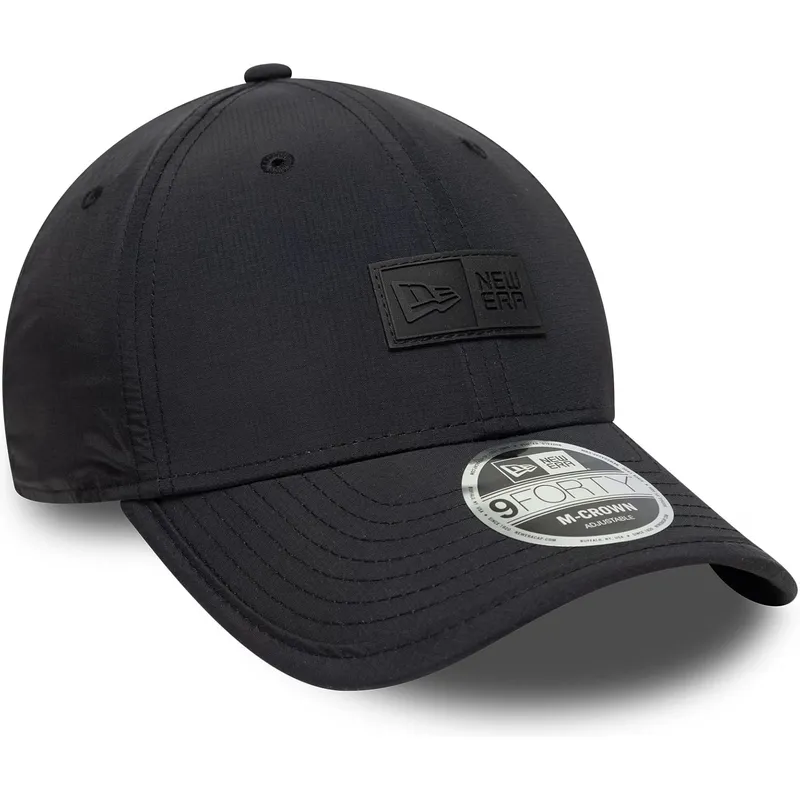 shapka-izvita-cherna-reguliruem-9forty-m-crown-sport-ot-new-era