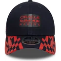 casquette-courbee-bleue-marine-et-rouge-snapback-9forty-m-crown-visor-print-red-bull-racing-formula-1-new-era