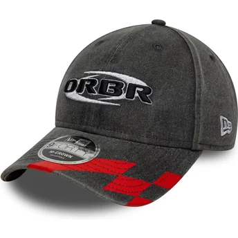 New Era Извита Козирка 9FORTY M-Crown Washed Red Bull Racing Formula 1 Черна Snapback Шапка