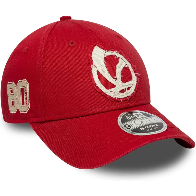 new-era-curved-brim-9forty-m-crown-80th-year-vespa-piaggio-red-snapback-cap