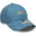 gorra-curva-azul-snapback-9forty-m-crown-denim-de-valentino-rossi-vr46-motogp-de-new-era