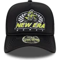 casquette-trucker-noire-9forty-m-crown-graphic-new-era
