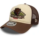 casquette-trucker-marron-9forty-m-crown-graphic-new-era