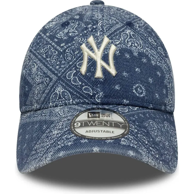 gorra-curva-azul-ajustable-9twenty-washed-paisley-de-new-york-yankees-mlb-de-new-era