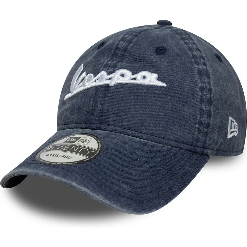 shapka-izvita-sinya-reguliruem-9twenty-washed-na-vespa-piaggio-ot-new-era