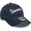 shapka-izvita-sinya-reguliruem-9twenty-washed-na-vespa-piaggio-ot-new-era