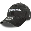 shapka-izvita-cherna-reguliruema-9twenty-washed-na-vespa-piaggio-ot-new-era