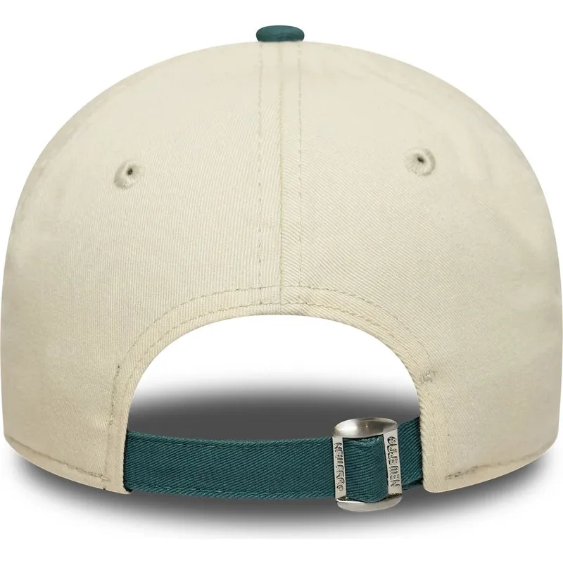 shapka-izvita-bezhov-reguliruem-9twenty-mini-washed-na-los-angeles-dodgers-mlb-ot-new-era