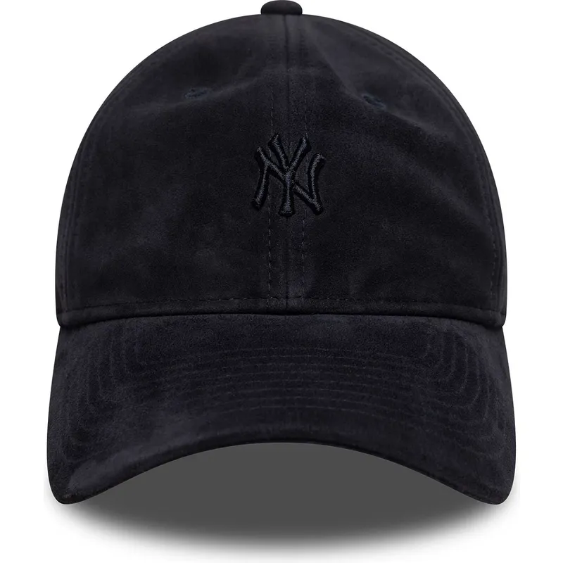 shapka-izvita-tmnosin-reguliruem-9twenty-suede-na-new-york-yankees-mlb-ot-new-era