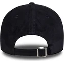 justerbar-marinebla-buet-kasket-med-marineblat-logo-9twenty-suede-fra-new-york-yankees-mlb-fra-new-era