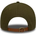 shapka-izvita-zelena-reguliruem-9twenty-linen-na-los-angeles-dodgers-mlb-ot-new-era