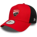 new-era-curved-brim-9forty-e-frame-ducati-motor-motogp-red-snapback-cap