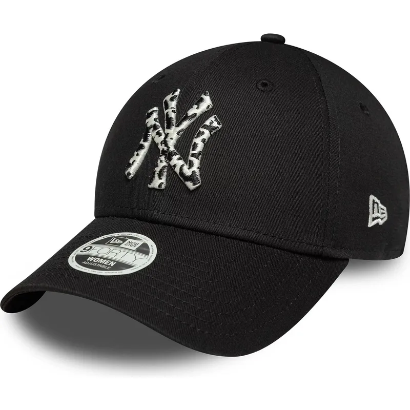 shapka-izvita-cherna-reguliruema-9forty-animal-infill-na-new-york-yankees-mlb-ot-new-era