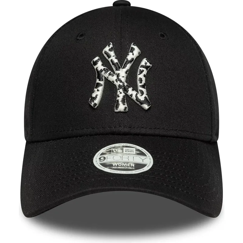 shapka-izvita-cherna-reguliruema-9forty-animal-infill-na-new-york-yankees-mlb-ot-new-era