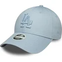 shapka-izvita-sinya-reguliruem-9forty-metallic-na-los-angeles-dodgers-mlb-ot-new-era