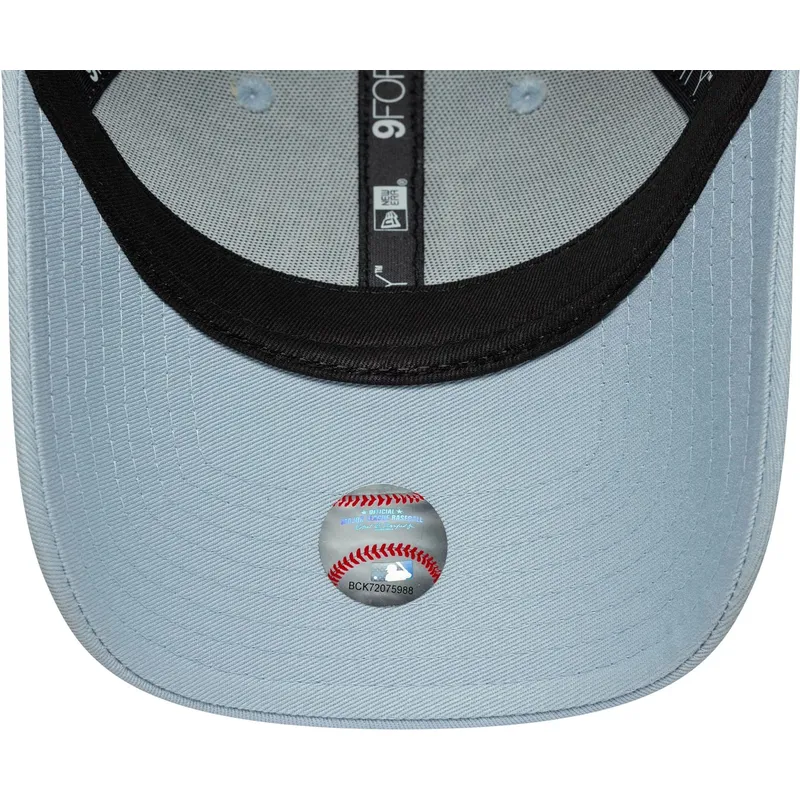shapka-izvita-sinya-reguliruem-9forty-metallic-na-los-angeles-dodgers-mlb-ot-new-era