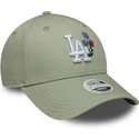 shapka-izvita-zelena-reguliruem-9forty-floral-icon-na-los-angeles-dodgers-mlb-ot-new-era