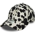 shapka-izvita-cherna-reguliruem-9forty-cow-midi-na-new-york-yankees-mlb-ot-new-era