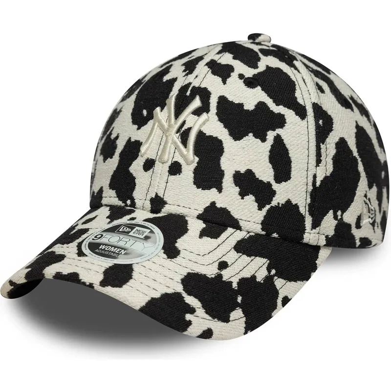 shapka-izvita-cherna-reguliruem-9forty-cow-midi-na-new-york-yankees-mlb-ot-new-era