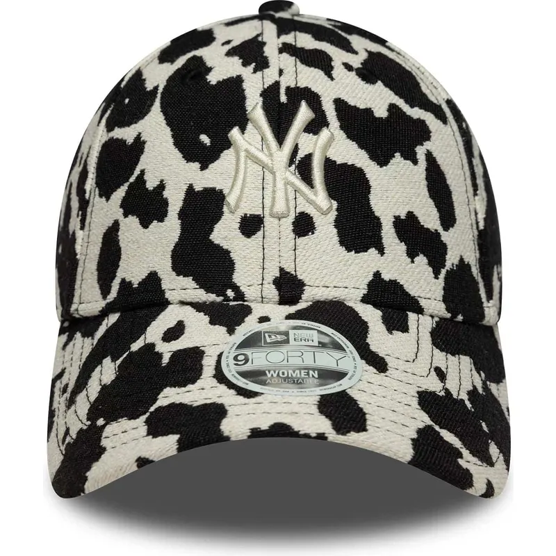 shapka-izvita-cherna-reguliruem-9forty-cow-midi-na-new-york-yankees-mlb-ot-new-era