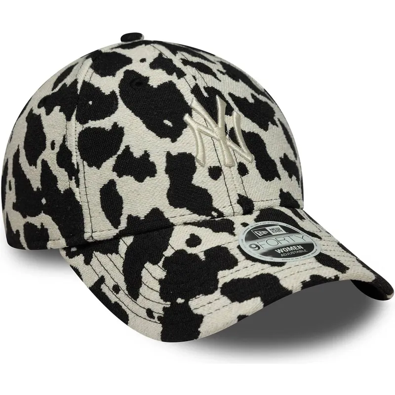 shapka-izvita-cherna-reguliruem-9forty-cow-midi-na-new-york-yankees-mlb-ot-new-era