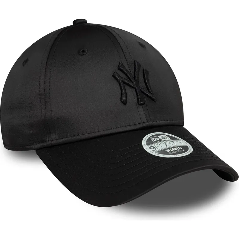 shapka-izvita-cherna-snapbek-9forty-satin-na-new-york-yankees-mlb-ot-new-era